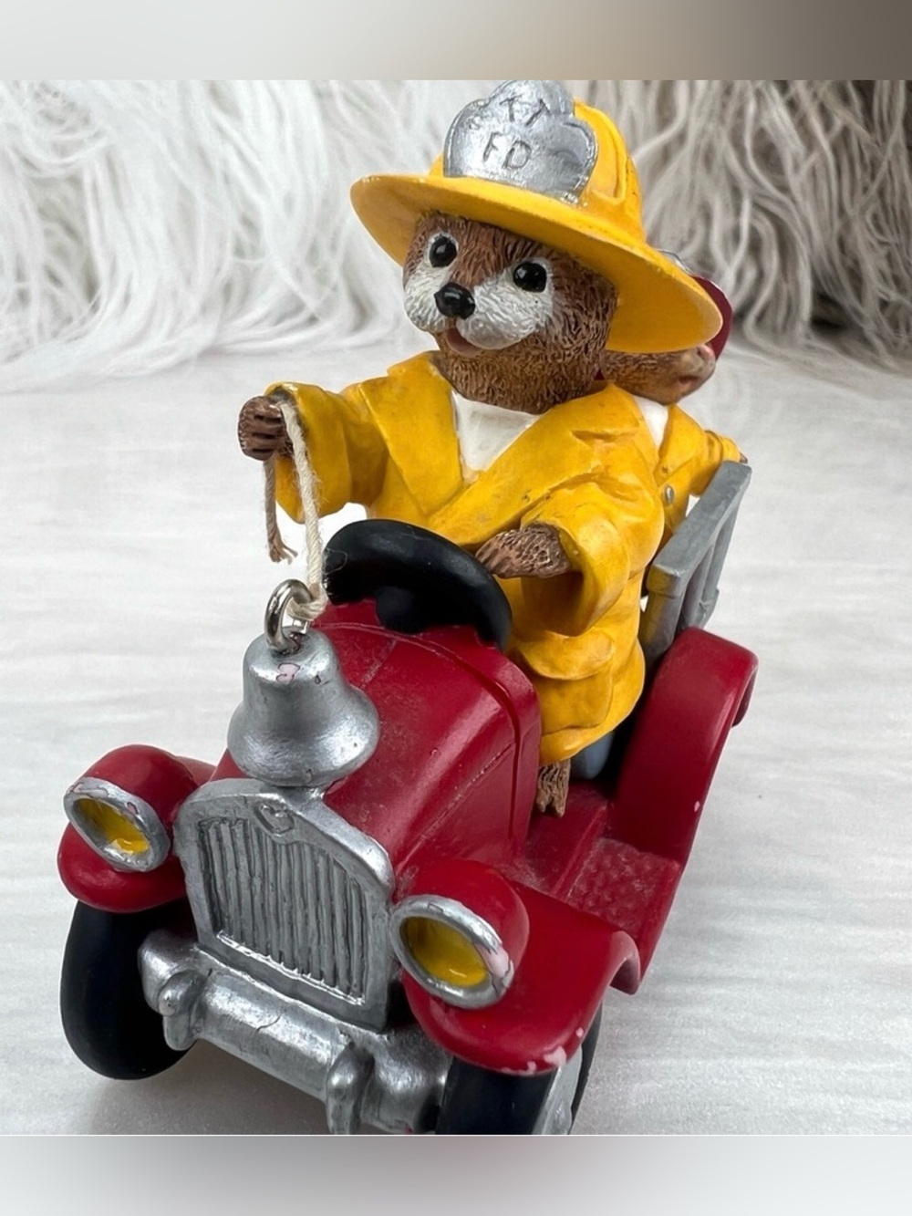 Vintage Hallmark Tender Touches Where's The Fire Figurine 1994 Hallmark Cards